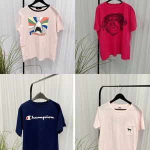Women Tee size M set of 4